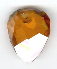 1 23mm Swarovski Crystal Copper Rock Pendant