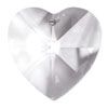 1 28mm Crystal Swarovski Heart
