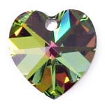 1 10mm Crystal Medium Vitrail Swarovski Heart