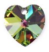 1 10mm Crystal Medium Vitrail Swarovski Heart