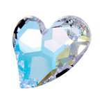 1 17mm Crystal AB Swarovski Devoted 2 U Heart Pendant 