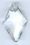 1 19mm Crystal Swarovski Rhombus Pendant