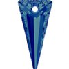 18mm Bermuda Blue Swarovski Spike Drop Pendant