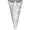 18mm Crystal Silver Patina Swarovski Spike Drop Pendant