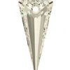 18mm Crystal Silver Shade Swarovski Spike Drop Pendant