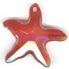 1 40mm Red Magma Swarovski Starfish