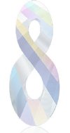 1, 18mm Crystal AB Swarovski Infinity Pendant