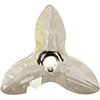 1 40mm Crystal Silver Shade Swarovski Orchid Pendant