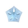 1 30mm Swarovski Aqua Lotus Pendant