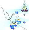 Swarovski Crystal AB Christmas Tree Sterling Earring Kit