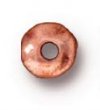 10 5mm TierraCast Antique Copper Heishi Nugget Beads