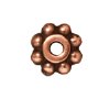10 6mm TierraCast Antique Copper Beaded Heishi Spacer Beads