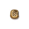 1, 7.5x5.5mm TierraCast Antique Gold Flower Nugget Bead