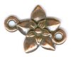 1 12mm 2- Loop TierraCast Antique Copper Jasmine Star Link