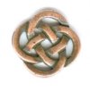 1 9.5mmTierraCast Antique Copper Celtic Knot Link