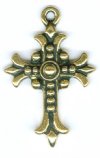 Bright and Antique Gold Crosses