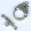 1 13mm TierraCast Antique Silver Garland Toggle