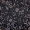 TL0135 5.2 Grams Transparent Chocolate Brown Two Hole Miyuki Tila Beads