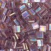 TL0256 5.2 Grams Transparent Light Amethyst AB Two Hole Miyuki Tila Beads