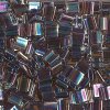 TL0296 5.2 Grams Transparent Root Beer Brown AB Two Hole Miyuki Tila Beads