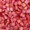 TL0408FR 5.2 Grams Opaque Matte Red AB Two Hole Miyuki Tila Beads