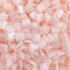TL0519 5.2 Grams Opaque Pink Lustre Two Hole Miyuki Tila Beads