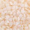 TL2365 5.2 Grams Opaque Ivory Lustre Two Hole Miyuki Tila Beads
