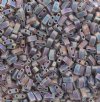 TLHC-0135FR 5.2 Grams Transparent Matte Chocolate Brown AB Half Cut Two Hole Miyuki Tila Beads