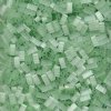 TLHC-2559 5.2 Grams Pale Green Silk Half Cut Two Hole Miyuki Tila Beads
