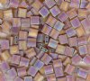 TL0134FR 5.2 Grams Matte Transparent Dark Amber AB Two Hole Miyuki Tila Beads