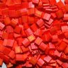 TL0406FR 5.2 Grams Matte Opaque Coral AB Two Hole Miyuki Tila Beads
