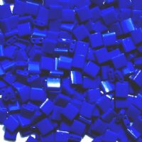 TL0414 5.2 Grams Opaque Royal Blue Lustre Two Hole Miyuki Tila Beads