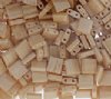 TL0593 5.2 Grams Opaque Light Caramel Ceylon Two Hole Miyuki Tila Beads