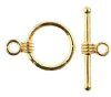 9 Sets of 11mm Gold Plated Toggles