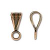 10 15x5.5mm Antique Copper Plated Triangle Bails