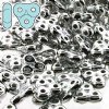 5g of 6x6mm Full Labrador Coat Czech Glass Trinity Beads