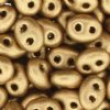 TB-01710 - 10 Grams Metallic Brass 2.5x5mm Preciosa Twin Beads
