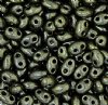 TB-01013 - 10 Grams Terra Green Pearl 2.5x5mm Preciosa Twin Beads
