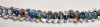 10 9mm Unicorne Donut Beads - Aquamarine (21225)
