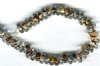 10 9mm Unicorne Donut Beads - Fossil