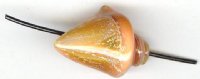 1 25mm Orange Nobilis Unicorne Seashell Bead (21971)