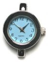 1 32x23mm Watch Face Silver with Blue Face 