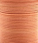 25 Meters of 1mm Orange Waxed Cotton Cord