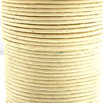 25 Meters of 1mm Ivory Waxed Cotton Cord