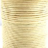 25 Meters of 1mm Ivory Waxed Cotton Cord