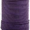 25 Meters of 1mm Purple Waxed Cotton Cord