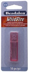 Beadalon #13 Wildfire Hard Beading Needles