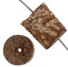 16 Inch Strand of 8x8mm Mahogany Wood Tube Beads
