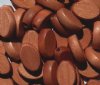 50 15x10x5mm Light Brown Flat Oval Wood Beads