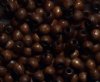 100 4mm Dark Brown Round Wood Beads